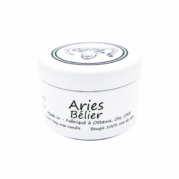 Aries Zodiac Candle 2oz