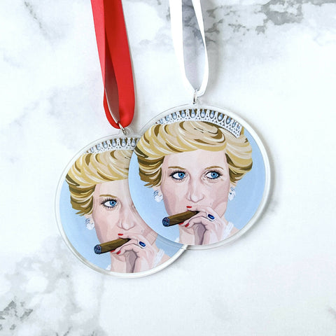 Lady Di And Her Stogie ornament - Shop Motif