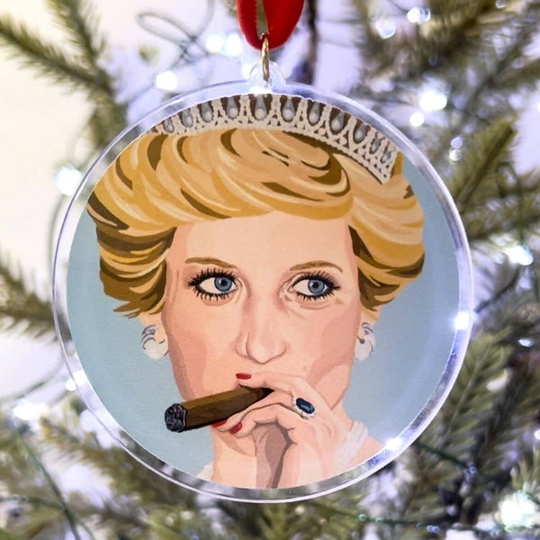Lady Di And Her Stogie ornament - Shop Motif