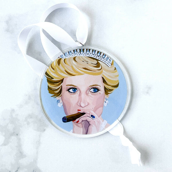 Lady Di And Her Stogie ornament