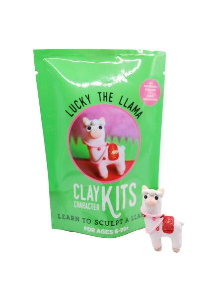 Lucky the Llama DIY polymer clay sculpting kit