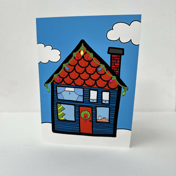 Holiday House Greeting Card
