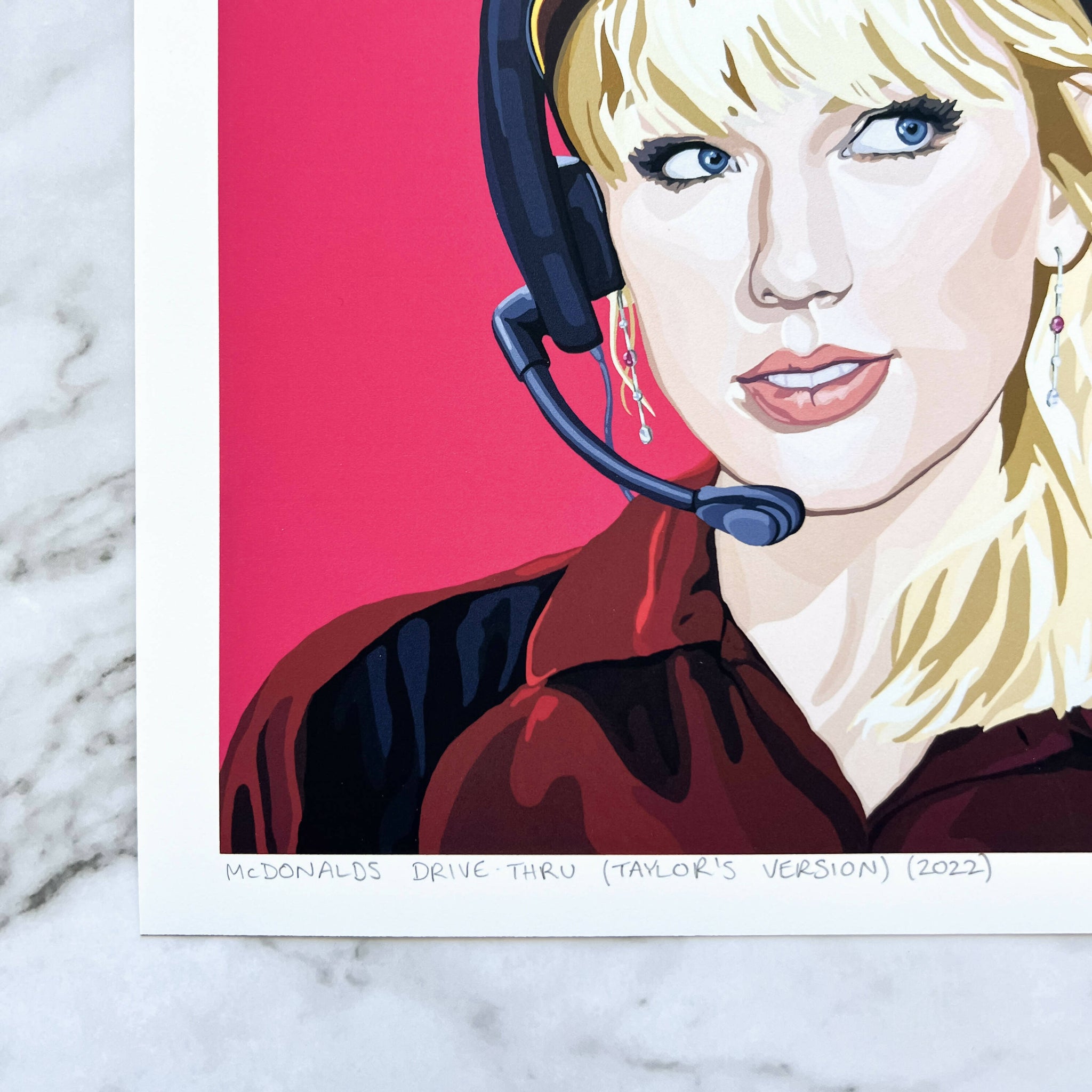 McDonalds Drive-Thru (Taylor's Version) 8x8" art print - Shop Motif