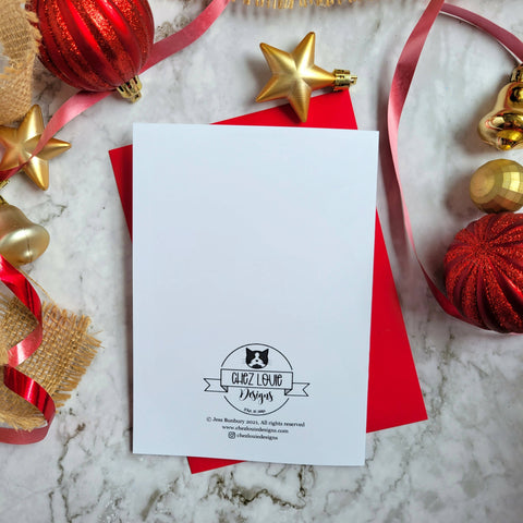 Merry & Bright Dumpster Fire 5x7" Greeting Card - Shop Motif