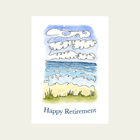 Happy Retirement Blank Card