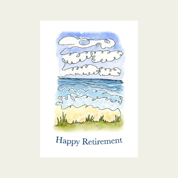 Happy Retirement Blank Card