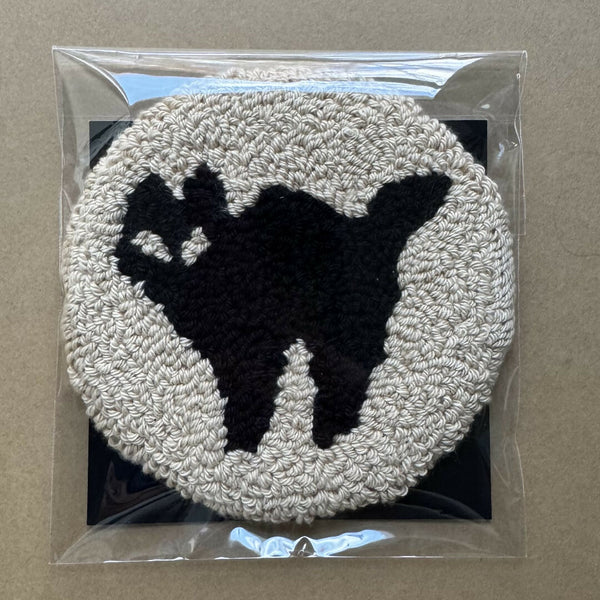 Halloween Sugar Cookie Cat Mug Rug