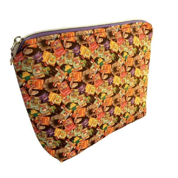 Pocket monster large zipper pouch