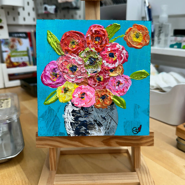 Joyful Flowers in Vase-06
