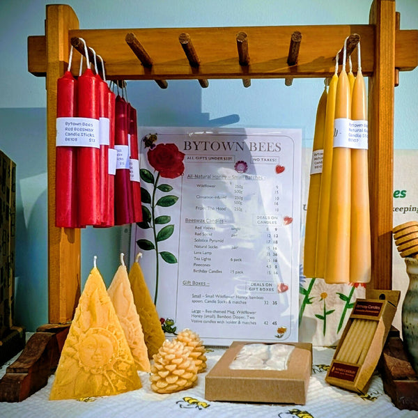 Bougies d'anniversaire en cire d'abeille