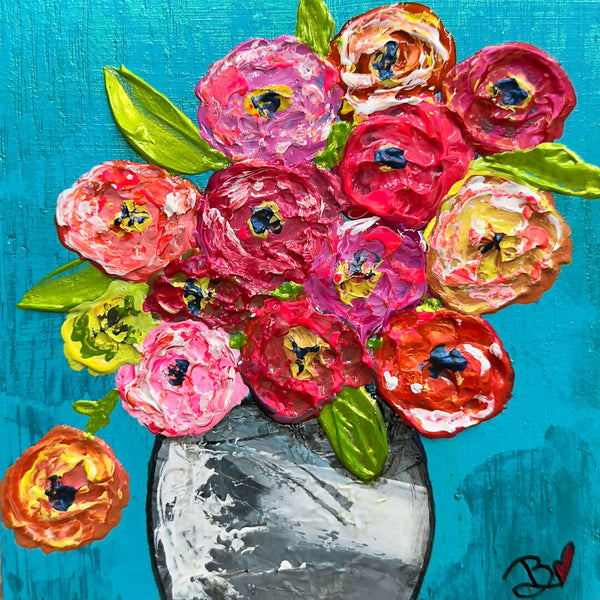 Joyful Flowers in Vase-03