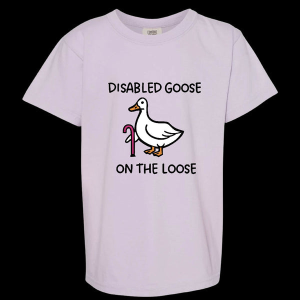 Disabled Goose Purple T-shirt
