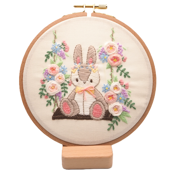 DIY Embroidery Kit (Plushy Bunny)