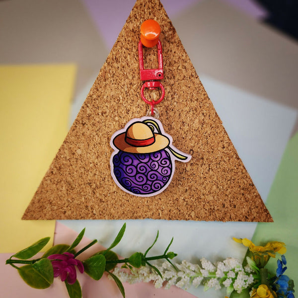 Gum Gum Fruit Luffy Keychain