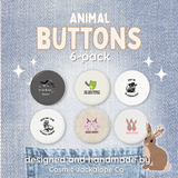 Button  Magnet Mockups for Website 