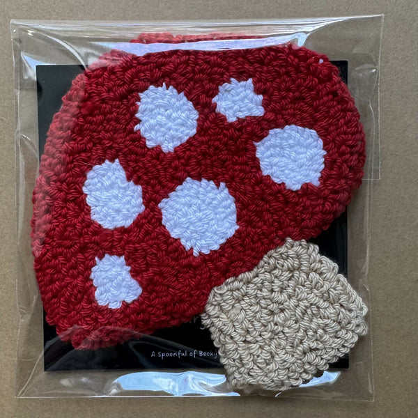 Mushroom Mug Rug