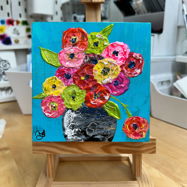 Joyful Flowers in Vase-05