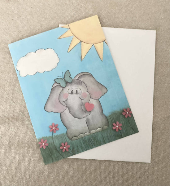 Elephant Notecard