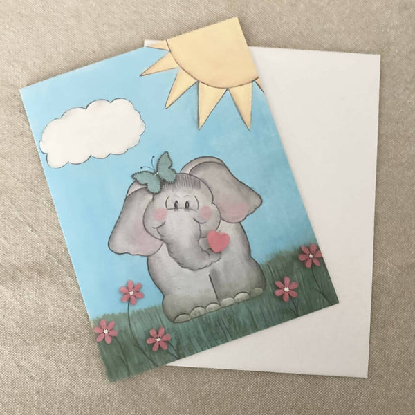 Elephant Notecard