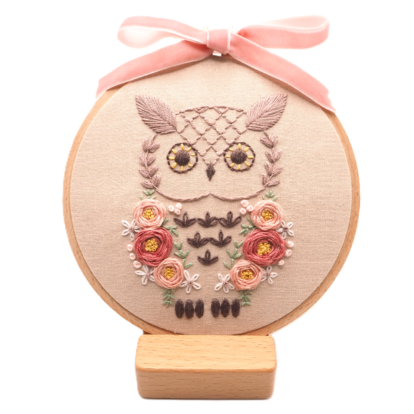 Beginner DIY Embroidery Kit (Owl)
