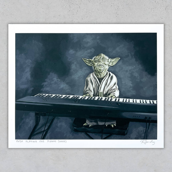 Star Wars Symphony print: Yoda Playing the Piano - Shop Motif