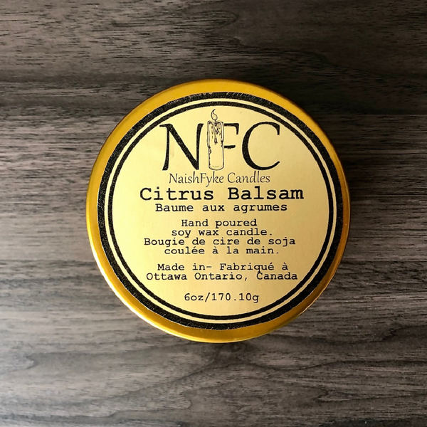 Citrus Balsam 6oz Candle
