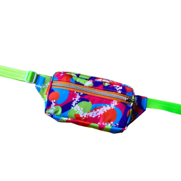 Neon Abstract Belt Bag
