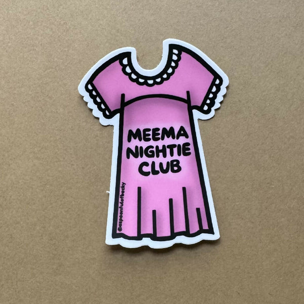 Meema Nightgown Sticker