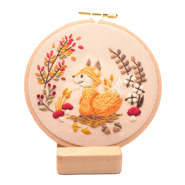 DIY Embroidery Kit (Autumn Fox)