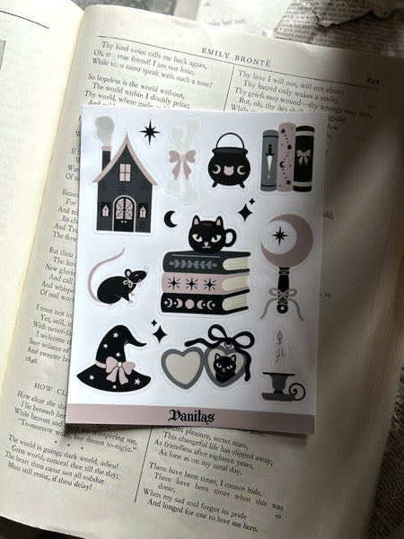 Sticker Sheet | Pink Witch