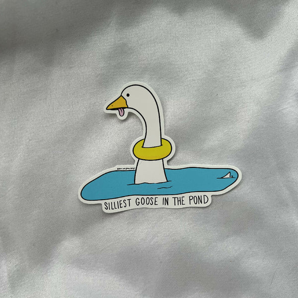 Silliest goose sticker