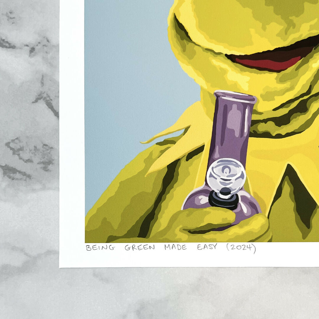Being Green Made Easy art print (2 SIZES)
