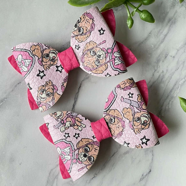 Paw Patrol Inspired - Skye and Pup Tag - Minis