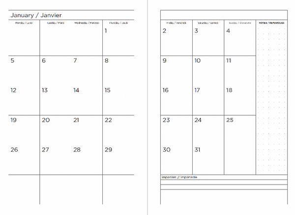 2026 Artisan Daily Planner — Green Vegan Leather Vintage Style (5.7