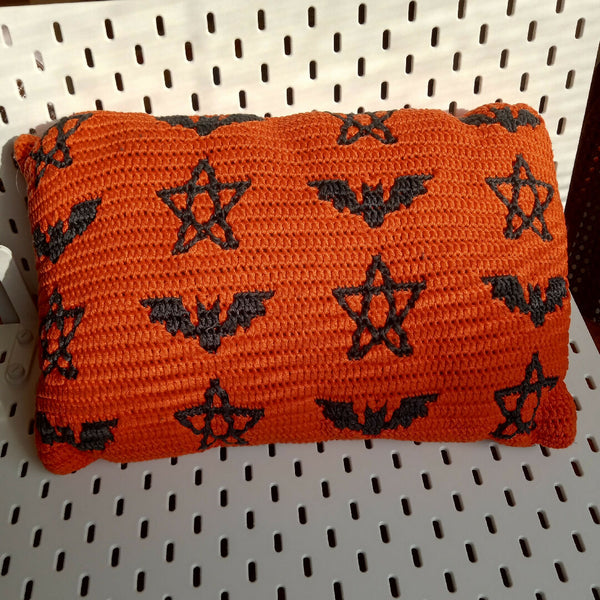 Bats and Stars Pillow