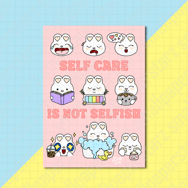 A016 - Lola's Self Care 5x7in Signed Art Print