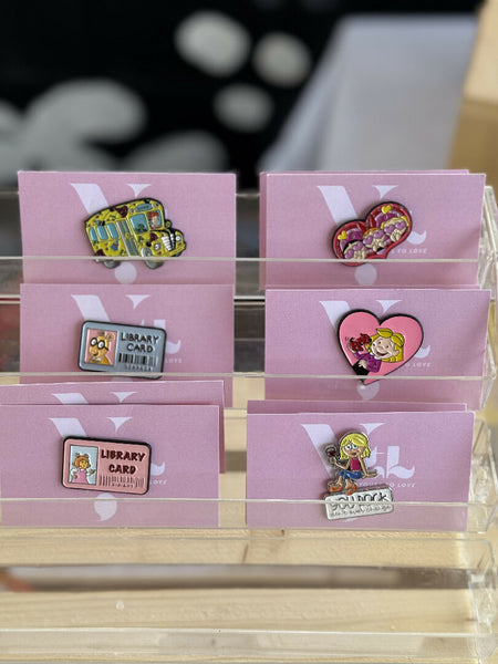 Nostalgic pins