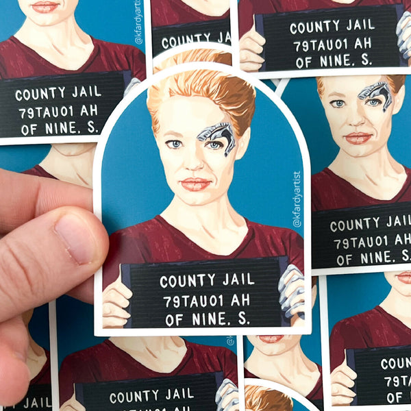 Seven Of Crime sticker