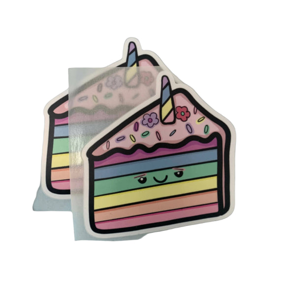 Cake Unicorn Sticker - Shop Motif