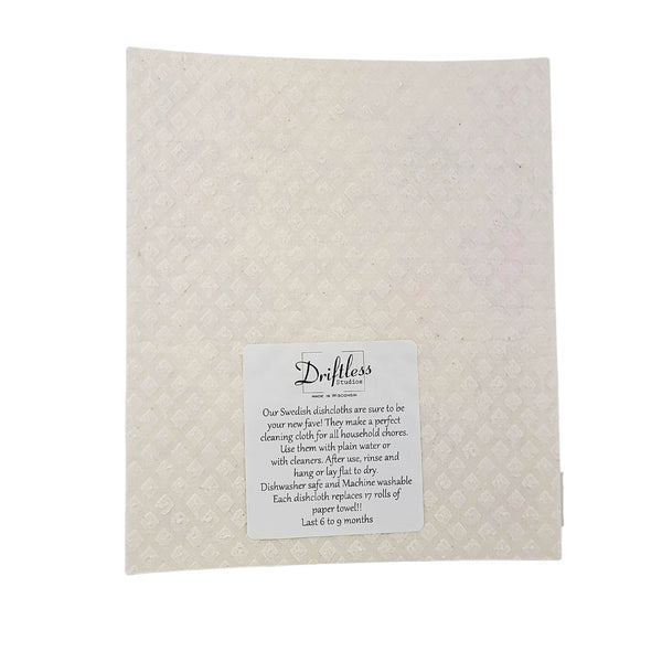 Driftless Studios - Vintage Fish Scale Pattern Swedish Dishcloth - Dish Cloth