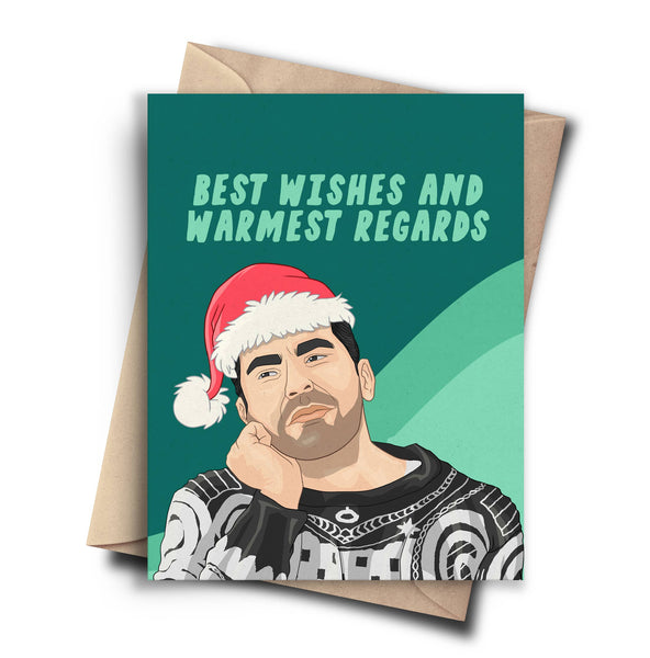Pop Cult Paper - Best Wishes Schitt's Creek Funny Christmas Card