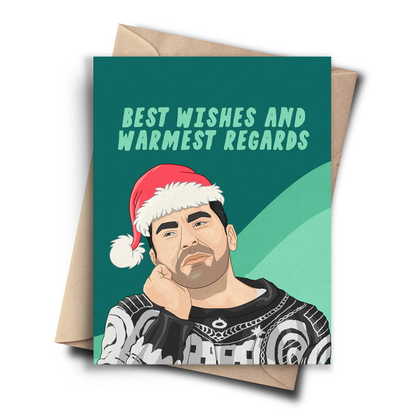 Pop Cult Paper - Best Wishes Schitt's Creek Funny Christmas Card - Shop Motif