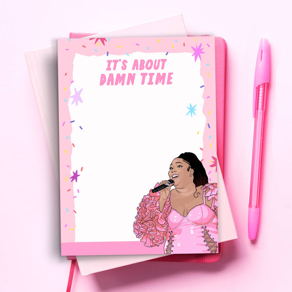 Pop Cult Paper - Lizzo Funny Notepad - Pop Culture To Do List - Shop Motif