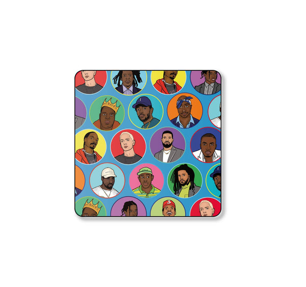 Studio Soph - Rap Legends Square Coaster